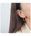 Silver Hoop Earring HO-2620